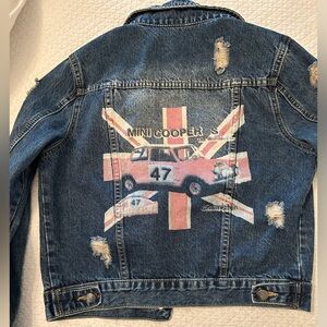 Mini Cooper jean jacket. Size medium.